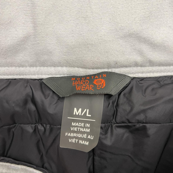 Mountain Hardwear Snow Pants Women M/L White RECCO Insulated Ski Water Resistant - Picture 10 of 16